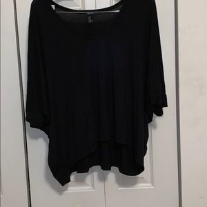 COPY - Oversized black 7/8th tee